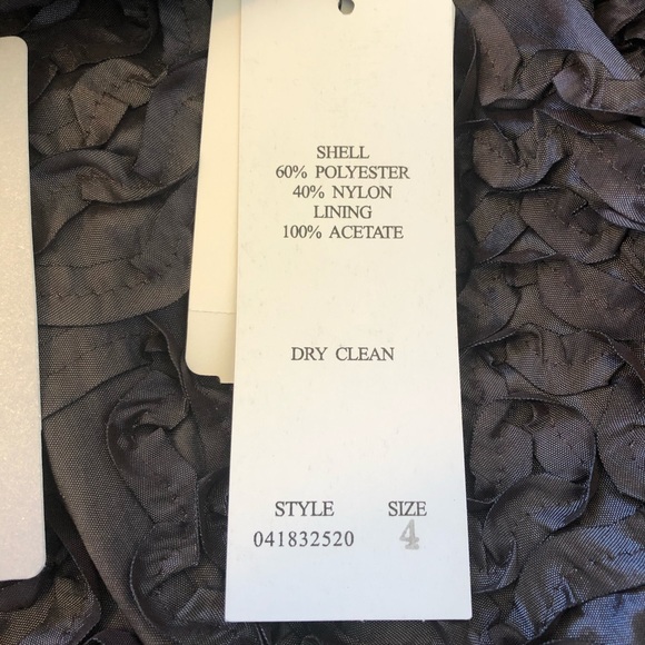 Adrianna Papell Rosette Halter Formal Dress Sz 4 - Picture 5 of 5